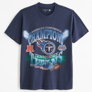 Abercrombie & Fitch NFL Men’s T-Shirt Tennessee Titans ACC Champions 1999 Medium